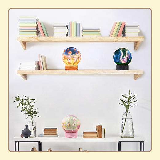 【折扣商品 不退不换】236片 灯光球体拼图 JA1014 Sanrio Characters 甜点小屋 商品图4