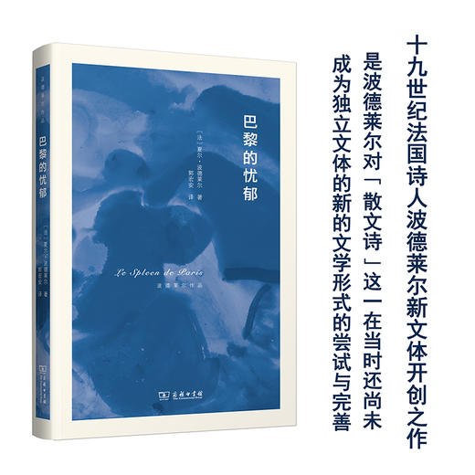 巴黎的忧郁(波德莱尔作品) 夏尔•波德莱尔 文学 波德莱尔的散文诗是“一种诗意散文的奇迹” 商品图2