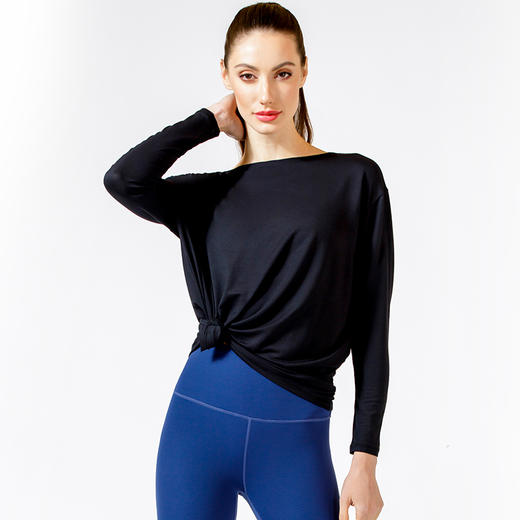 【新品】 放松一字领经典长袖T恤 LOOSE & RELAXED TEE秋冬新款宽松运动休闲 商品图6