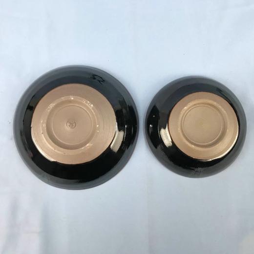 日本丹波立杭烧黑釉碗 2枚装 原盒保留 实物见视频 商品图2