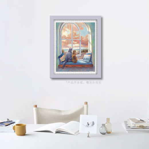 500片 平面拼图 塑料拼图 H2283 Lucie Bilodeau-享受窗外风景 商品图4