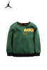 乔丹童衣童装正品秋冬男童军绿加绒套头衫卫衣 JD2142037 商品缩略图4