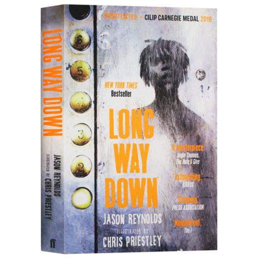长路漫漫 英文原版小说 Long Way Down 英版 叙事诗 纽伯瑞银奖 进口悬疑复仇小说书 青少年英语课外读物 商品图0