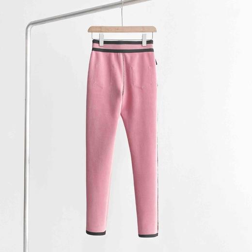 韩国女士加绒保暖弹力樱花裤 商品图1