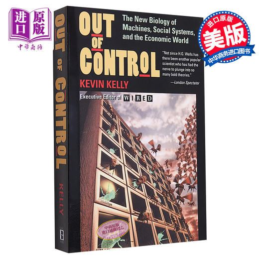 【中商原版】失控 罗辑思维书单 英文原版 Out of Control Kevin Kelly 商品图0