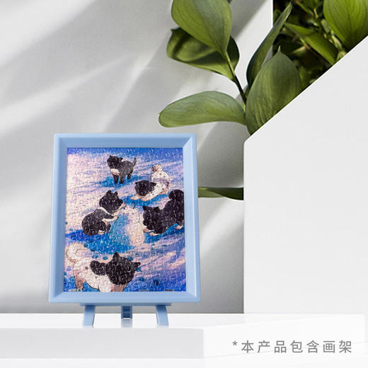 【折扣商品 不退不换】150片 迷你拼图 平面拼图 P1431 三白蝉 - 冬雪 商品图2