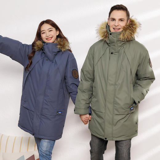 【时尚保暖情侣羽绒服】LolaSmile羽绒服甄选鸭绒防风保暖不易钻绒 商品图4