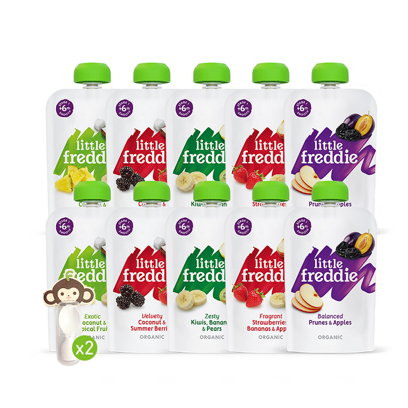 小皮  英国littlefreddie  缤纷果泥（多口味可选）