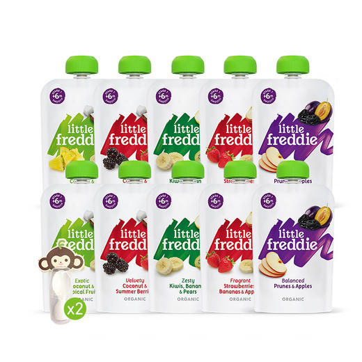 小皮  英国littlefreddie  缤纷果泥（多口味可选） 商品图0