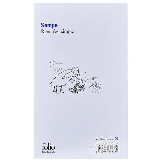 预售 【中商原版】不简单的生活 法文原版 Rien n'est simple Jean-Jacques Sempé 商品图1