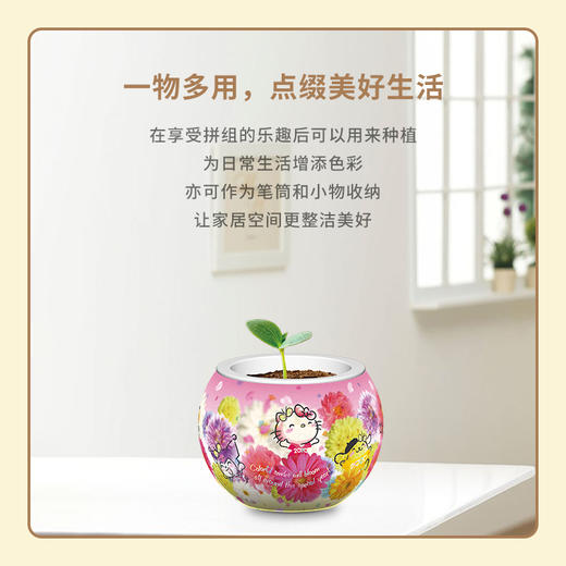 【折扣商品 不退不换】80片 盆栽拼图 K1059 Sanrio Characters 心花怒放 商品图3