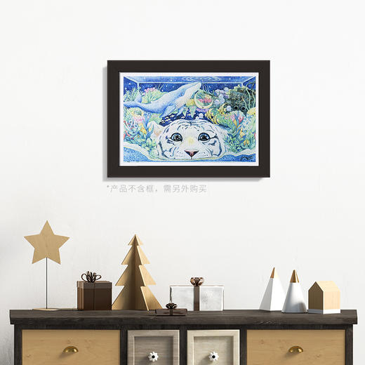 600片 平面拼图 塑料拼图 H2394 棉花狮- 白虎的水族世界 商品图2