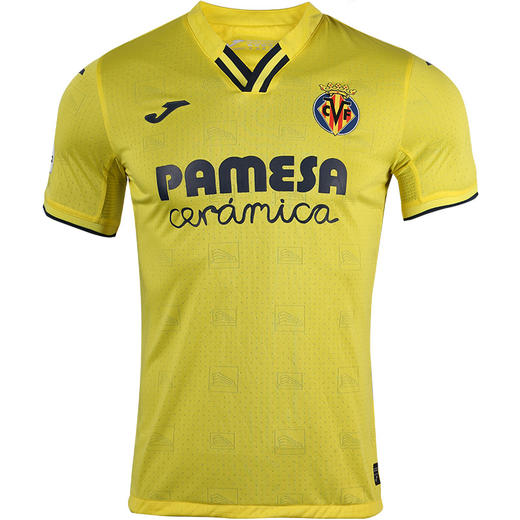 JOMA/荷马比利亚雷亚尔主场球迷版比赛短袖足球服成人男 商品图4