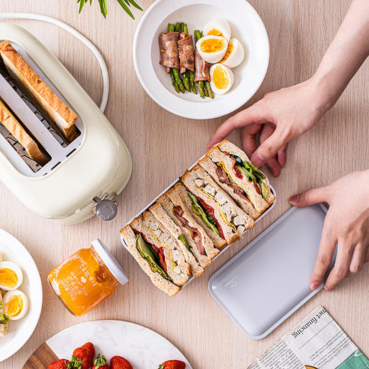 【小程序】小熊（Bear）烤面包机家用全自动多功能多士炉 烘烤不锈钢2片吐司加热机三明治机早餐机DSL-C02K8 商品图7