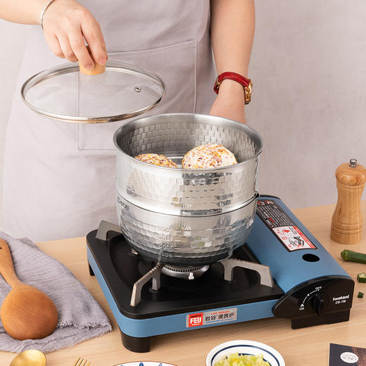 Debo德铂达芙妮不锈钢日式雪平锅奶锅多用锅 商品图3