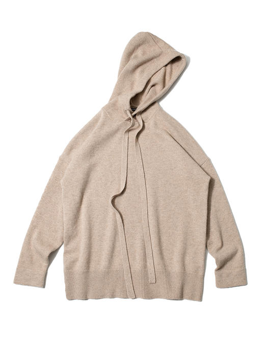 女士2021新款无染色纯山羊绒双股加厚连帽衫 商品图3