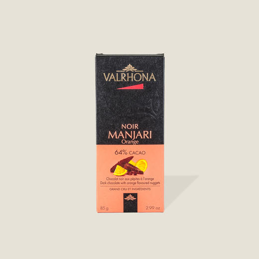 法芙娜曼特尼桔味巧克力条 85g 商品图0