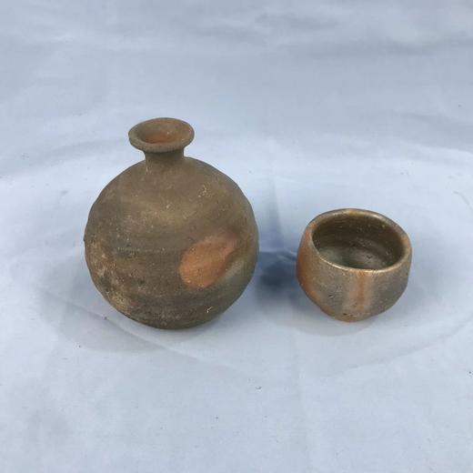 日本备前烧酒具套装 2件装 原木盒保留 实物见视频 商品图1