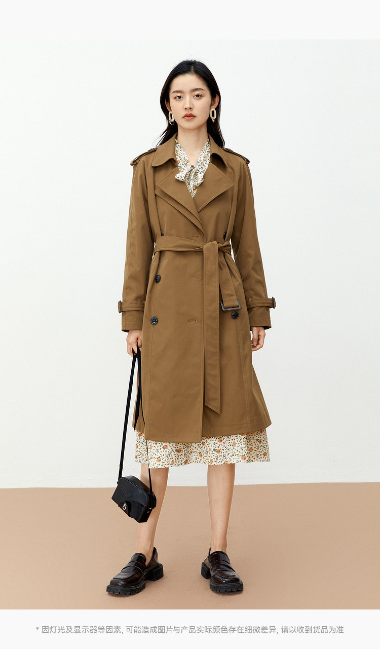 【商场同款】诗凡黎冬装新风衣3c9162621