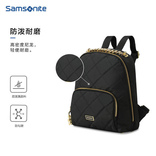 新秀丽2021新款时尚摩登商务休闲女士双肩包KC5*408 商品图3