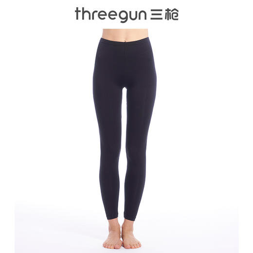 Threegun三枪 【维耐寒】薄加暖女士打底裤保暖长裤-60774B021 商品图1
