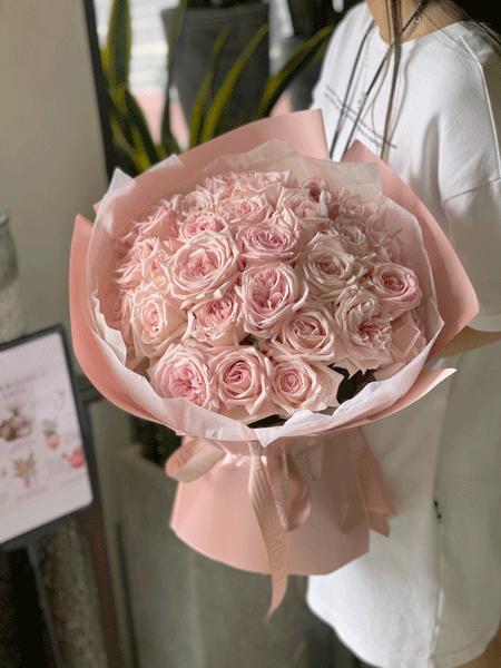 【挚爱】33支荔枝玫瑰花束 商品图0