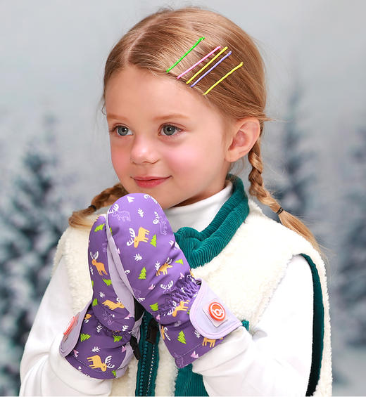 韩国BAY-B超级软乎乎可爱时尚连指手套 商品图4