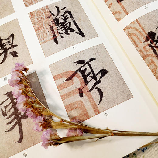 十大行书名帖放大临摹本 王羲之兰亭序 经典行书字帖临摹放大本 商品图3