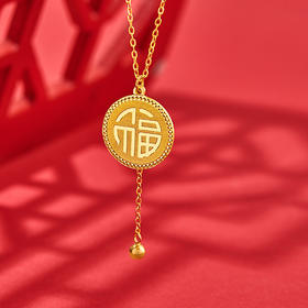 潮宏基爱乐虎系列足金坠链