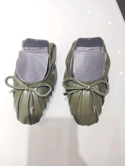 草绿弹力羊猄蛋卷鞋 商品图1