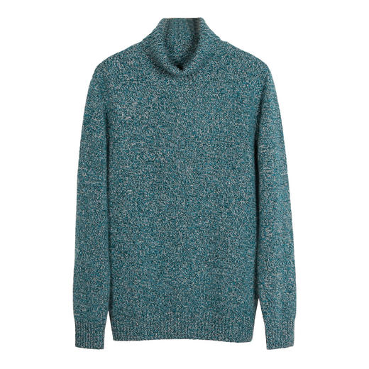 METTE羊绒世家21秋冬新品男士100%山羊绒衫高领加厚保暖针织毛衣 商品图4