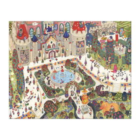 【折扣商品 不退不换】2000片 平面拼图 塑料拼图 H2358 尖角帽 - 象牙塔