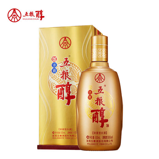 42度五粮醇金淡雅500ml×6 整箱装（2017年老酒） 商品图1