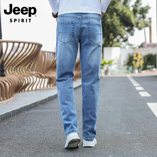 【服饰鞋包】秋冬休闲牛仔裤男式弹力直筒牛仔裤男宽松裤 商品图4
