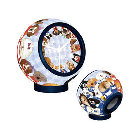 145片 桌上时钟拼图 KC1052 瓜几拉-狗狗毕业照