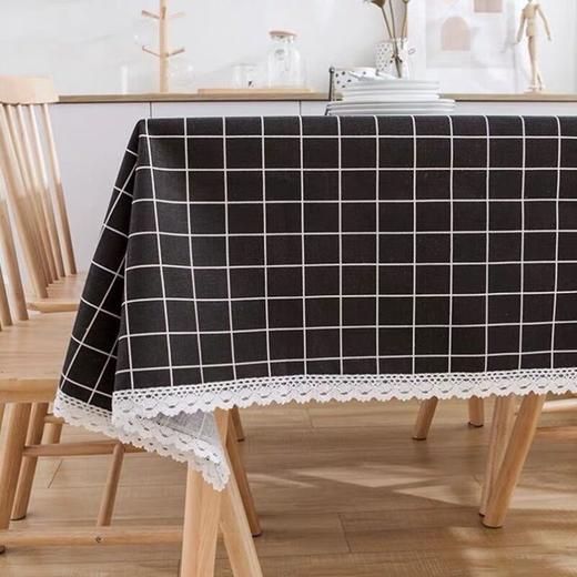 小象桌布布艺棉麻田园小清新家用客厅长方形桌布 商品图3