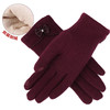 （11.11）TZW-新款蝴蝶结加绒加厚羊毛手套女 商品缩略图1