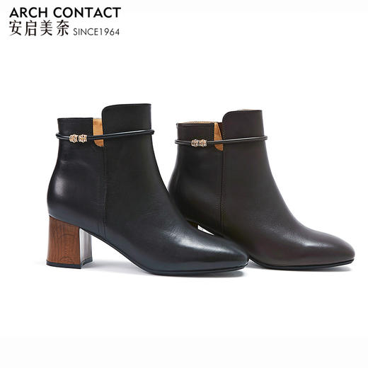 【活动价】ARCHCONTACT安启美奈方头时尚女靴52168 商品图4