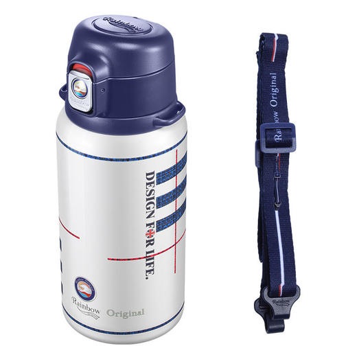 【秋冬热卖】英国瑞堡rainbow儿童保温杯英伦轻奢吸管杯530ml 商品图4