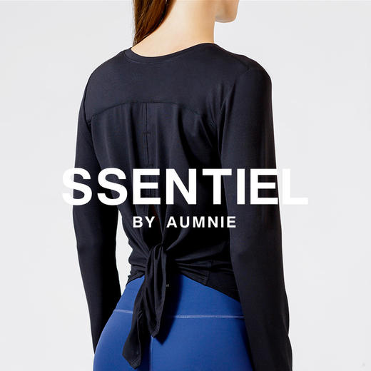 【AUMNIE】 开叉绑带穿搭T恤 BACK TIE EVERYDAY TEE 商品图1