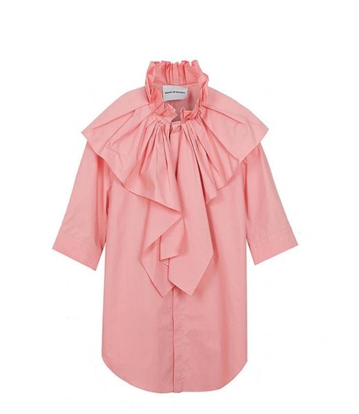 披肩飞边大领衬衫 商品图0