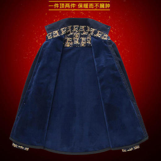 TZF-CSCFS211031新款男士商务休闲翻领长袖加绒加厚保暖灯芯绒衬衣 商品图6