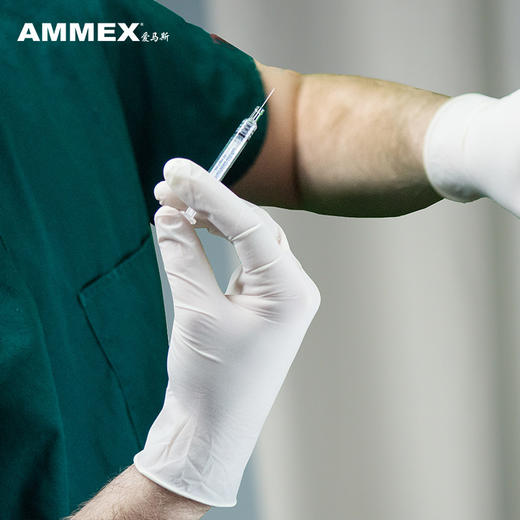 【进口 耐用】【10盒装】一次性使用医用橡胶检查手套（橡胶 无粉 微麻面）牙科口腔医用检查实验室工业劳保 TLFCMD-国械备20140101 商品图9