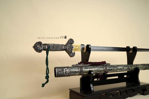 三希堂 乌骓系列 古铁混锻错金宋剑 未开刃 商品图6