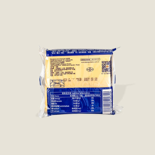 总统牌汉堡专用奶酪片 200g 商品图1