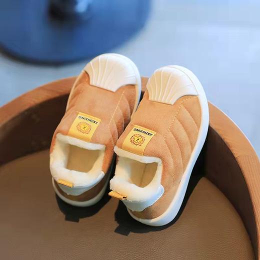 【用心呵护宝宝每一步】新款儿童保暖棉鞋软底童鞋女童纯色棉鞋男童加绒休闲板鞋 商品图5