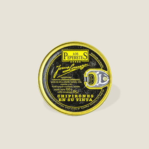 贝贝德斯墨汁鱿鱼罐头 120g 商品图0