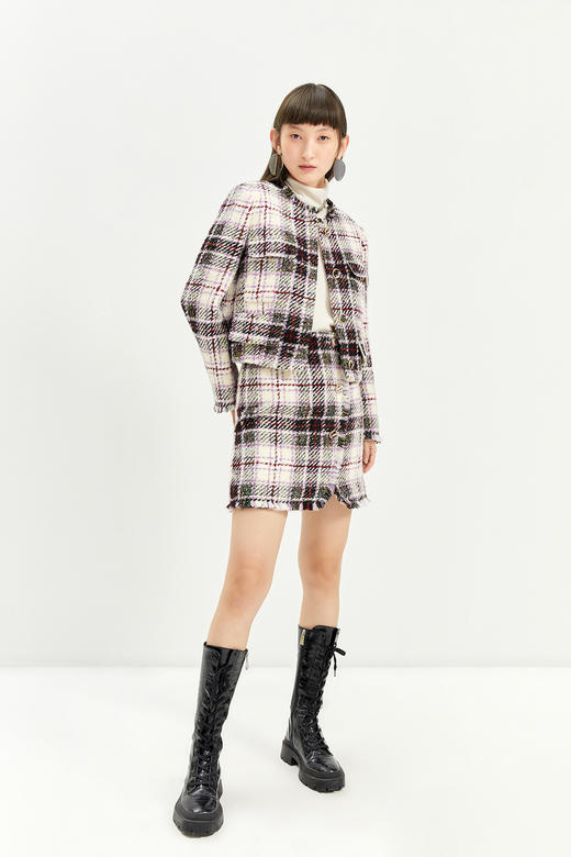 NEELLY纳俪半身Z中裙女秋冬裙小个子冬天新款时尚 商品图4