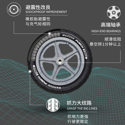 【双十一特价】德国MAXSUN2-7岁儿童极驰系平衡车无脚踏自行车滑行滑步车 商品图3