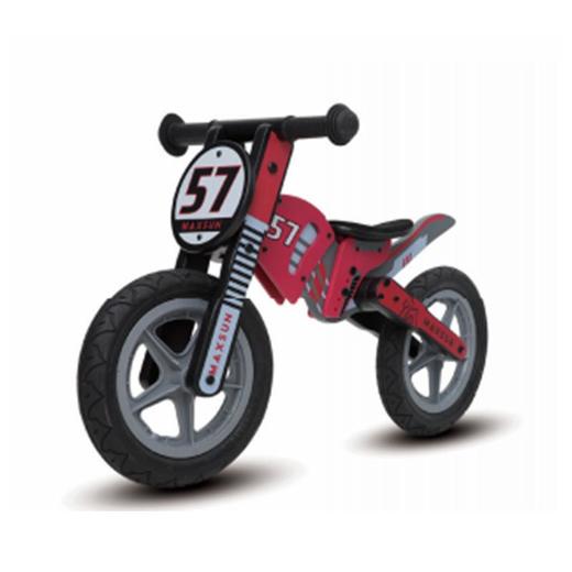 【双十一特价】德国MAXSUN3-7岁儿童平衡车机车系自行车无脚踏木制滑步车 商品图2